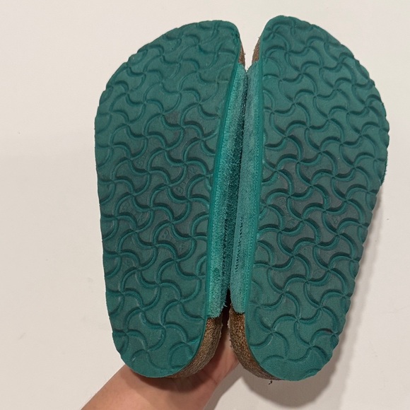 Birkenstock Teal Double Strap Sandals display picture 3